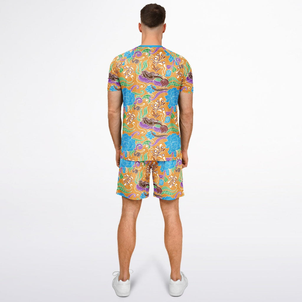 Maris Equi Batik Shorts and Top Set For Men