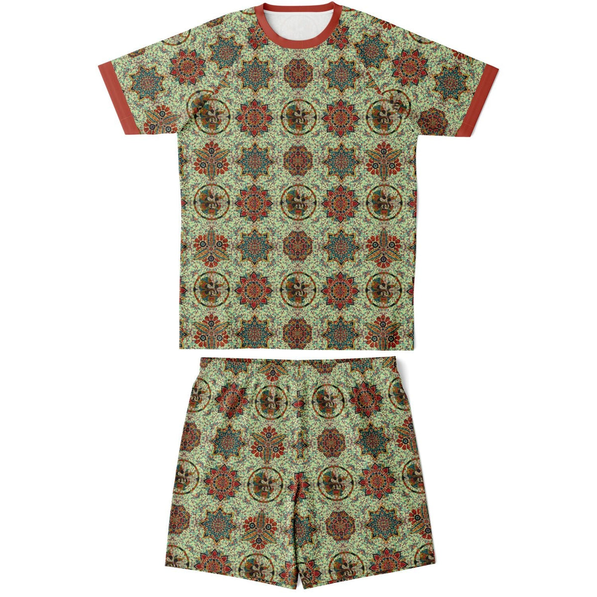 Maris Equi Mosaic Print Shorts and Top Set For Men