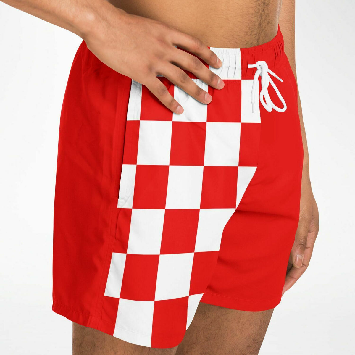 Maris Equi Signals Nautical Inspired Men's Swim Shorts - DANGER