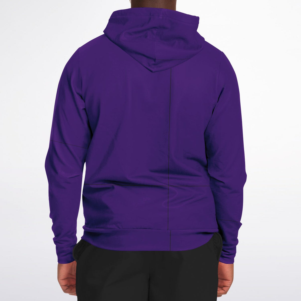 Maris Equi Men's Blue Tartan Zip-Up Hoodie