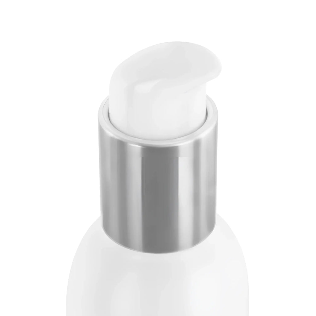 White plastic bottle with silver metallic pump dispenser of easyglide sensitive toy cleaner 150ml