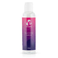 A clear plastic bottle of easyglide silicone lubricant 150ml with a pink to purple gradient label and white cap