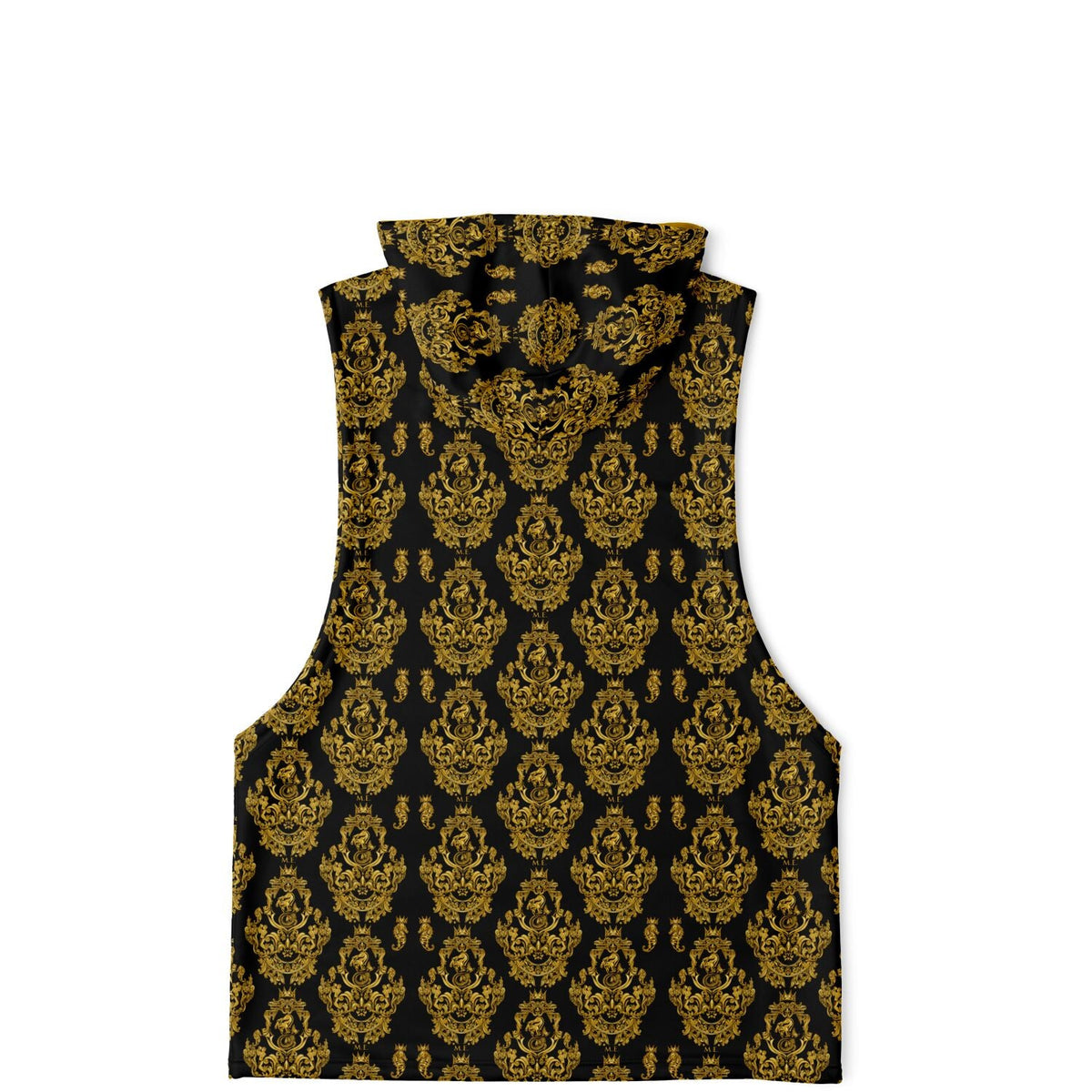 Maris Equi Gold Baroque Men's Drop Armhole Cotton Blend Hoodie