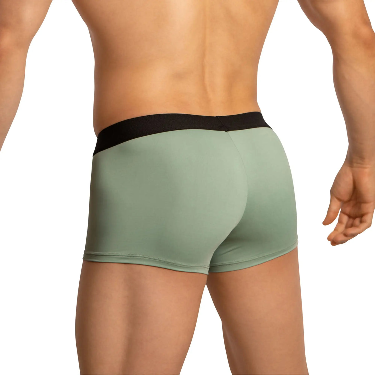 Edipous EDG036 boxer mint green briefs with black elastic waistband comfortable fit for daily wear