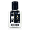 Clear glass bottle with black cap and label featuring bold white hon branding for elbow grease h2o maxxx lubricant gel 24ml