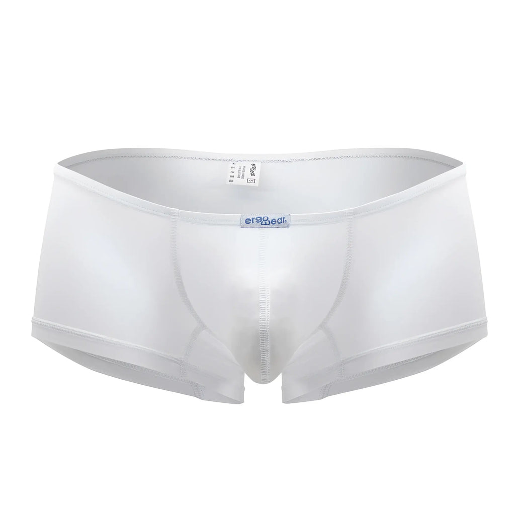 White ErgoWear EW1167 X4D trunks briefs with ergonomic smooth fit and subtle stitching for comfortable wear