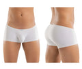 ErgoWear ew1167 x4d white men’s briefs with smooth form-fitting design and subtle waistband logo visible from the front
