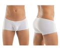 ErgoWear ew1167 x4d white men’s briefs with smooth form-fitting design and subtle waistband logo visible from the front