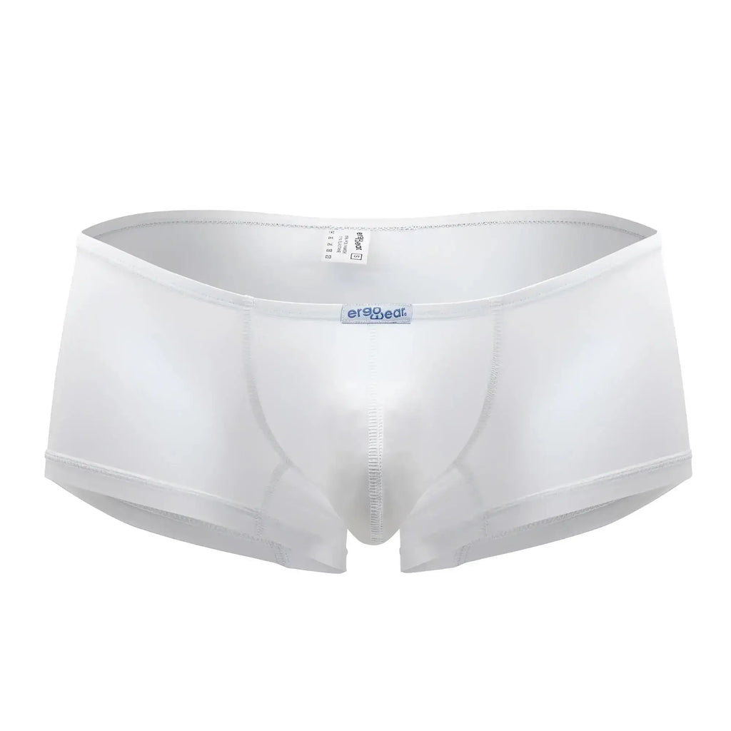 White ErgoWear EW1167 X4D trunks briefs with ergonomic smooth fit and subtle stitching for comfortable wear