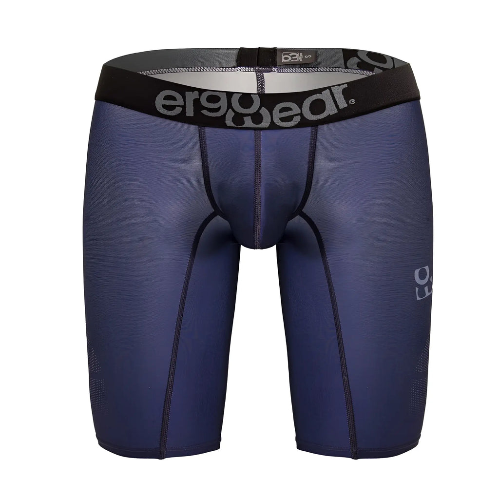 Ergowear Ew1607 max se navy blue ergonomic compression shorts with black waistband and gray logo detailing