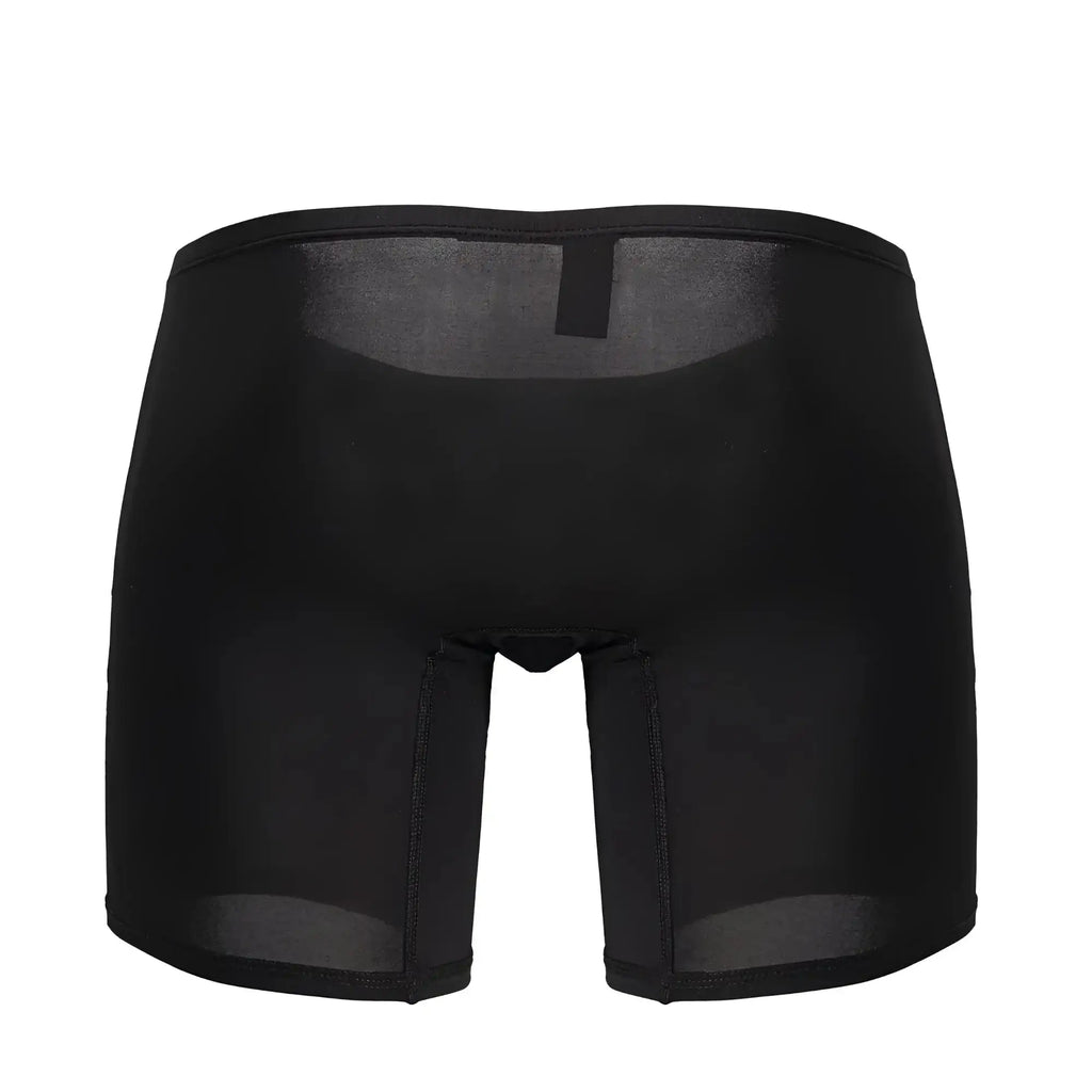 Black ergo wear ew1702 x4d boxer briefs with mesh panels on back and sides for breathability and comfort