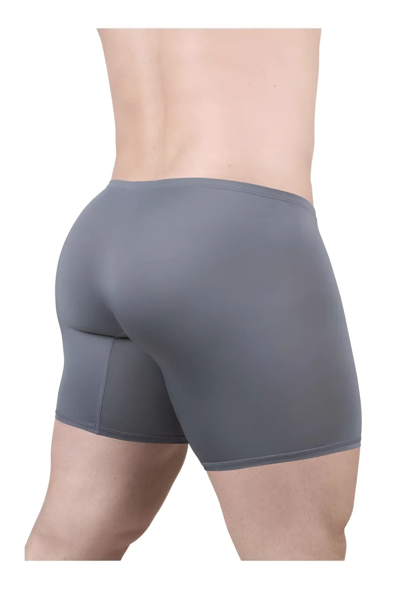 ErgoWear ew1706 x4d gray men’s briefs with smooth form-fitting fabric and subtle seam detailing on the front