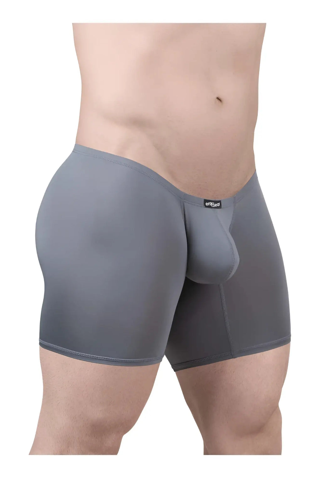 Gray ergowear ew1706 x4d men’s boxer briefs with supportive pouch and seamless construction for all-day comfort