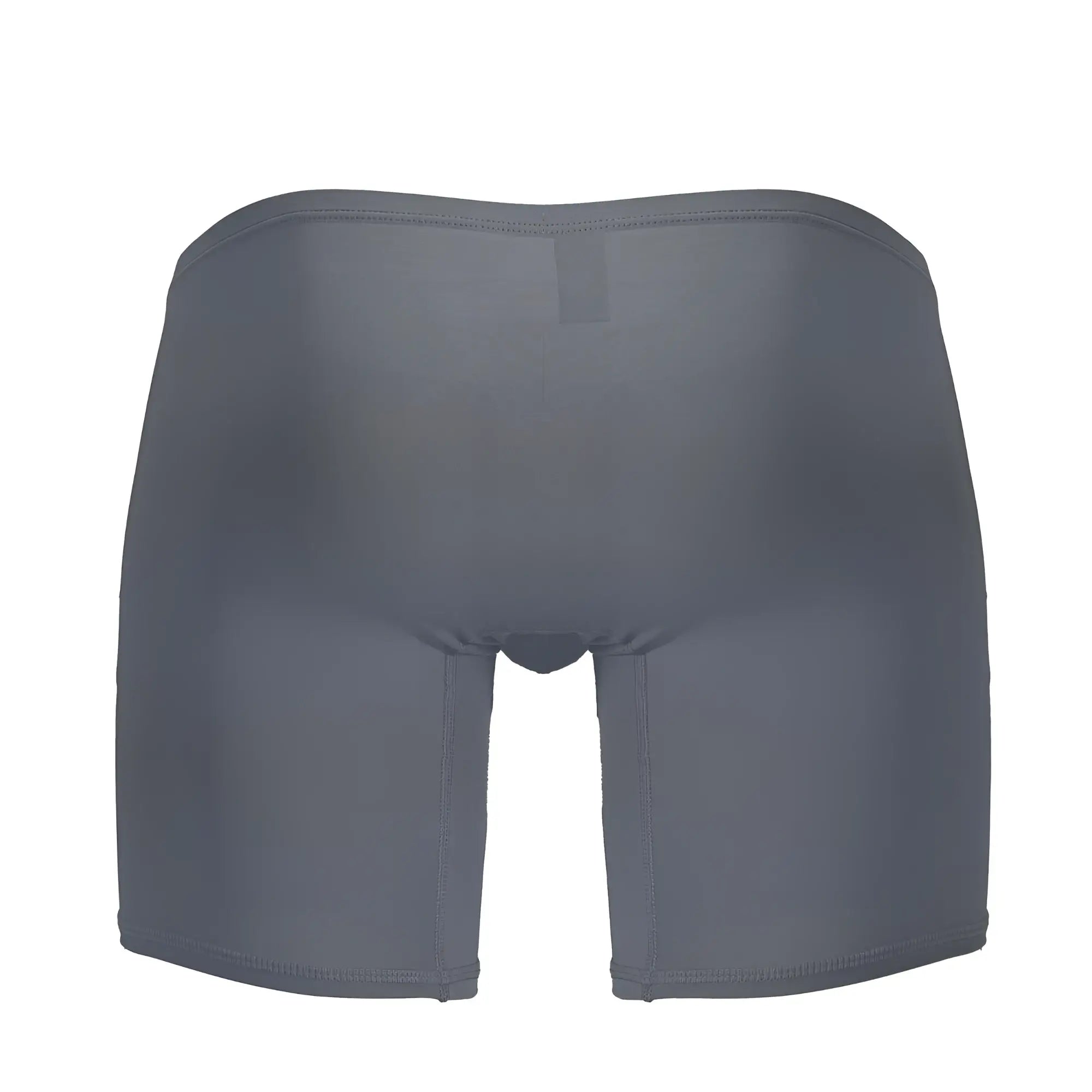 Gray form-fitting ergoWear EW1706 X4D boxer briefs made of smooth stretchy fabric with seamless construction