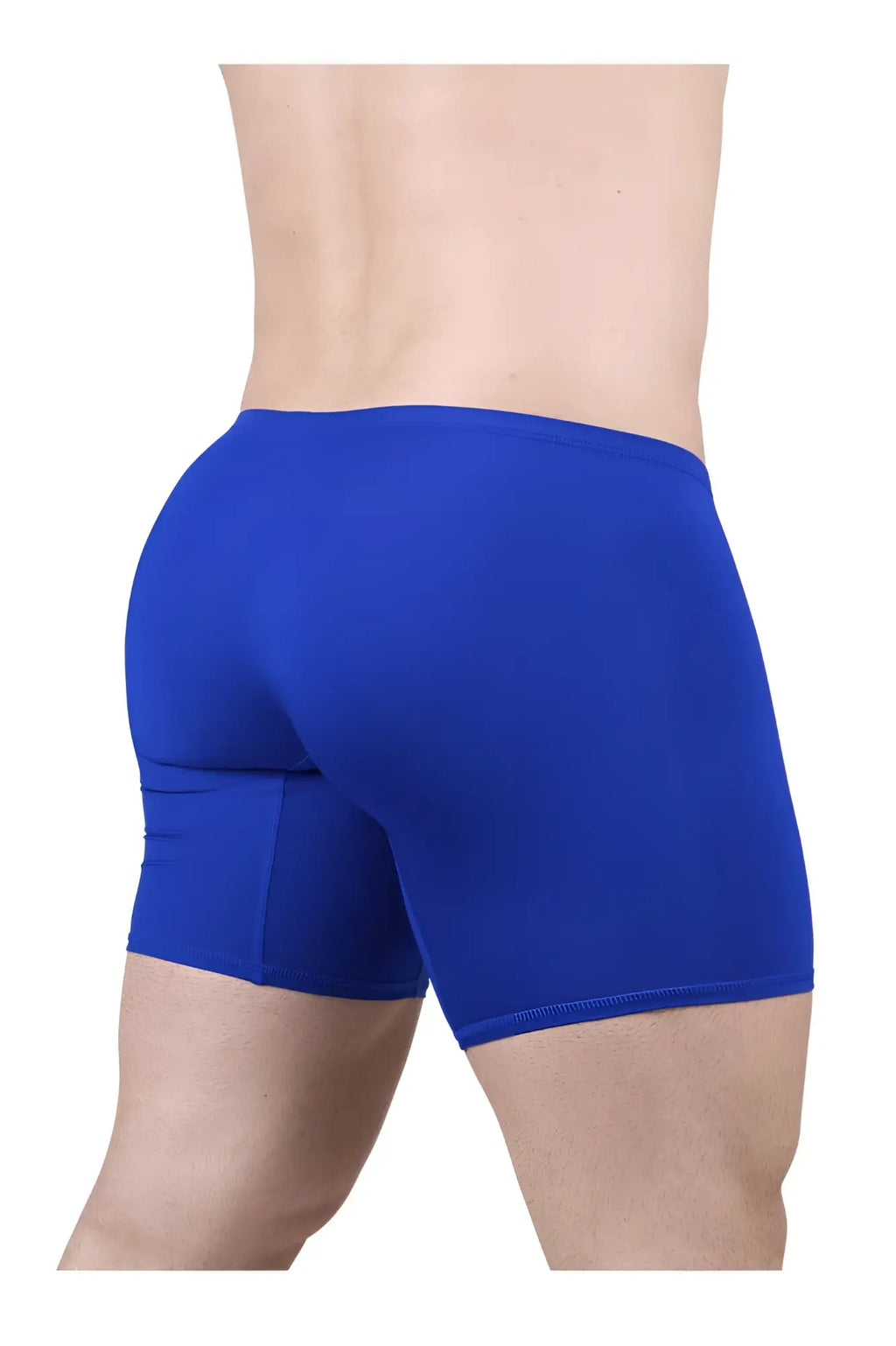 Royal blue ergowear ew1710 x4d smooth form-fitting boxer briefs showing back with subtle seam detail