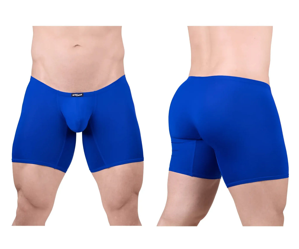 Vibrant royal blue ergoWear ew1710 x4d men’s boxer briefs with snug, seamless, form-fitting design