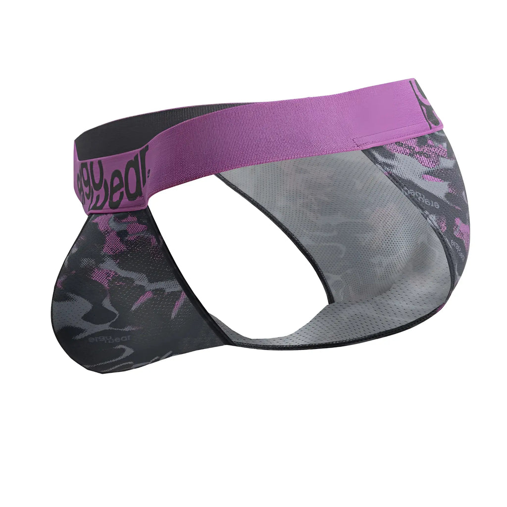 Ergo wear ew1715 max se camo bikini pink purple and black camouflage men’s briefs with breathable mesh interior