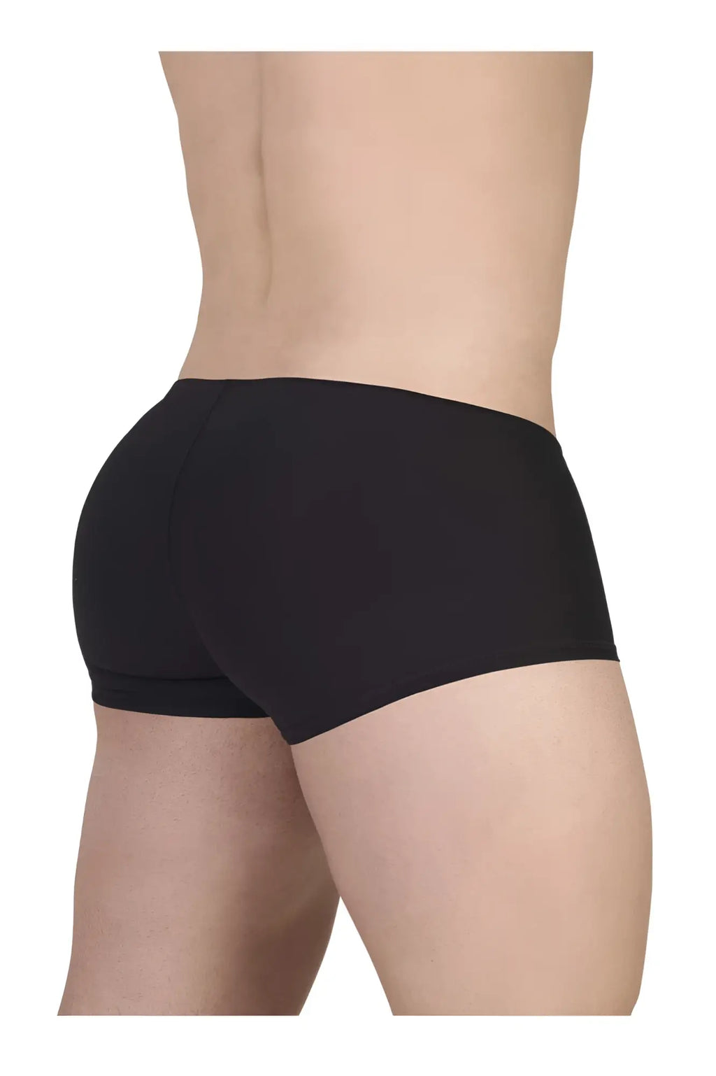 Black ergo wear ew1728 feel gr8 cotton trunks with smooth form fitting design for comfortable everyday wear