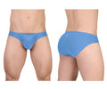 Blue ergo wear ew1731 feel gr8 cotton bikini briefs with smooth form-fitting fabric and subtle waistband branding