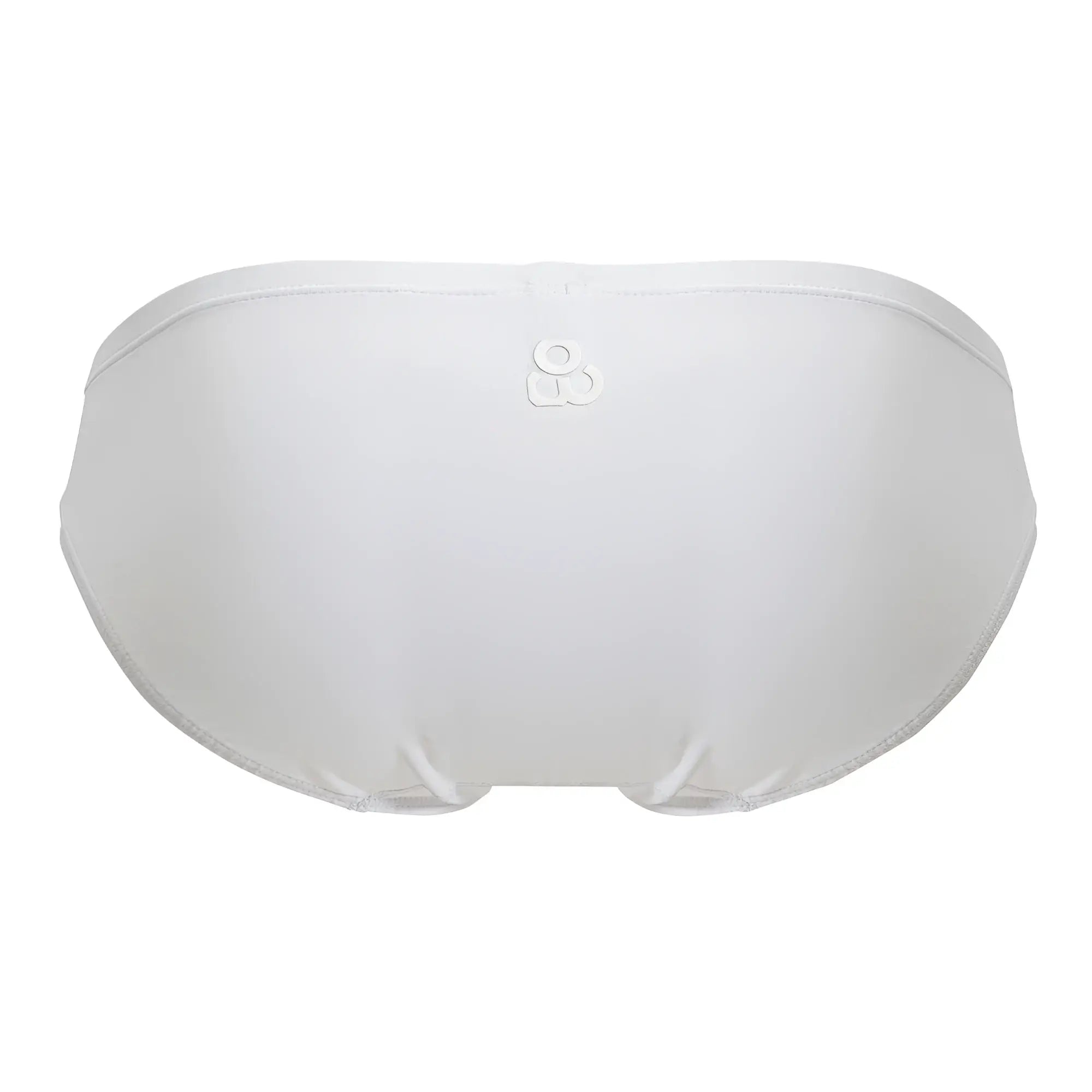 Ergowear ew1735 feel gr8 cotton bikini briefs in white with seamless design and subtle embroidered logo at center