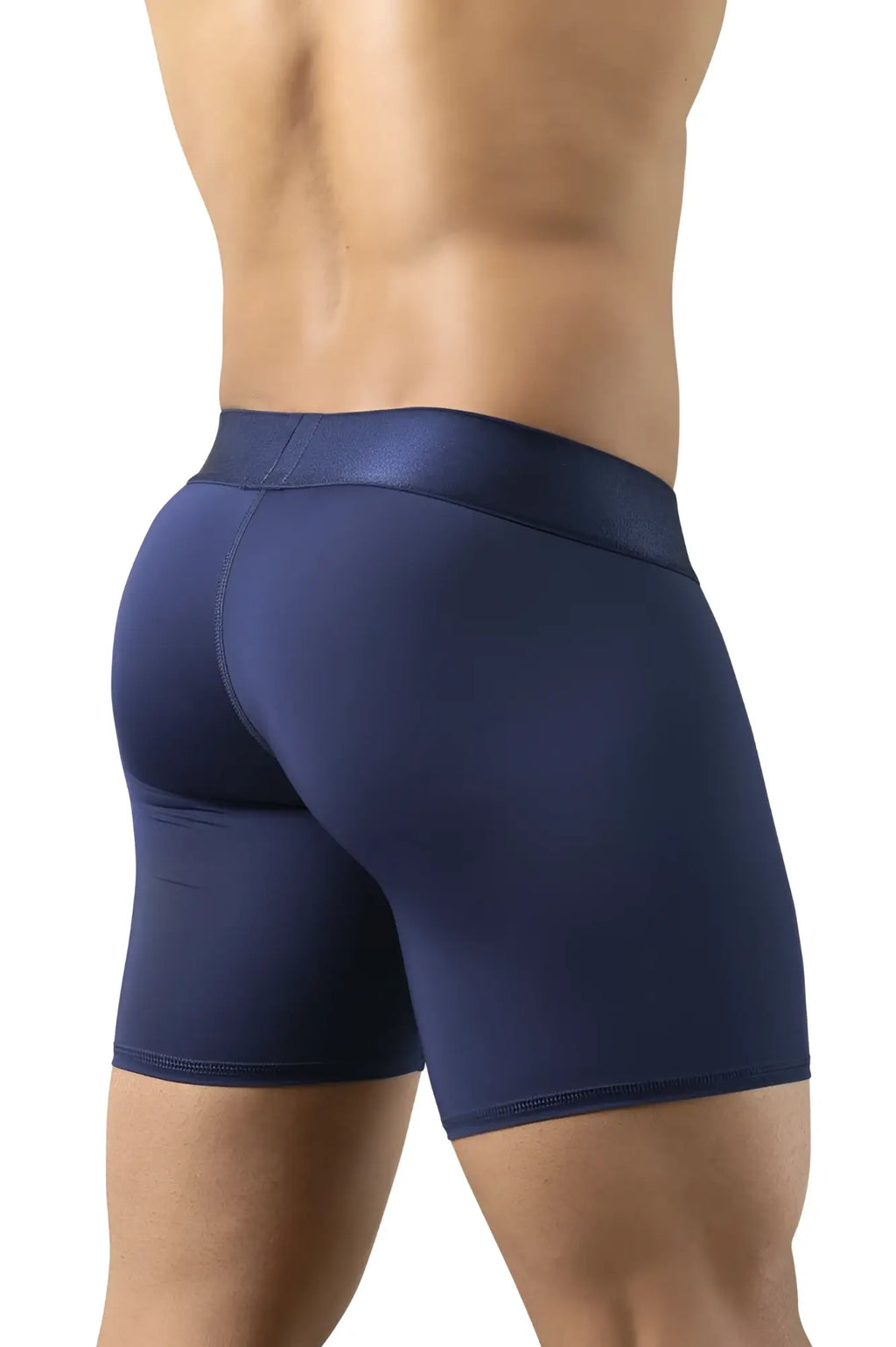 Navy blue ergowear ew1741 max bold boxer briefs with smooth form-fitting fabric and wider waistband