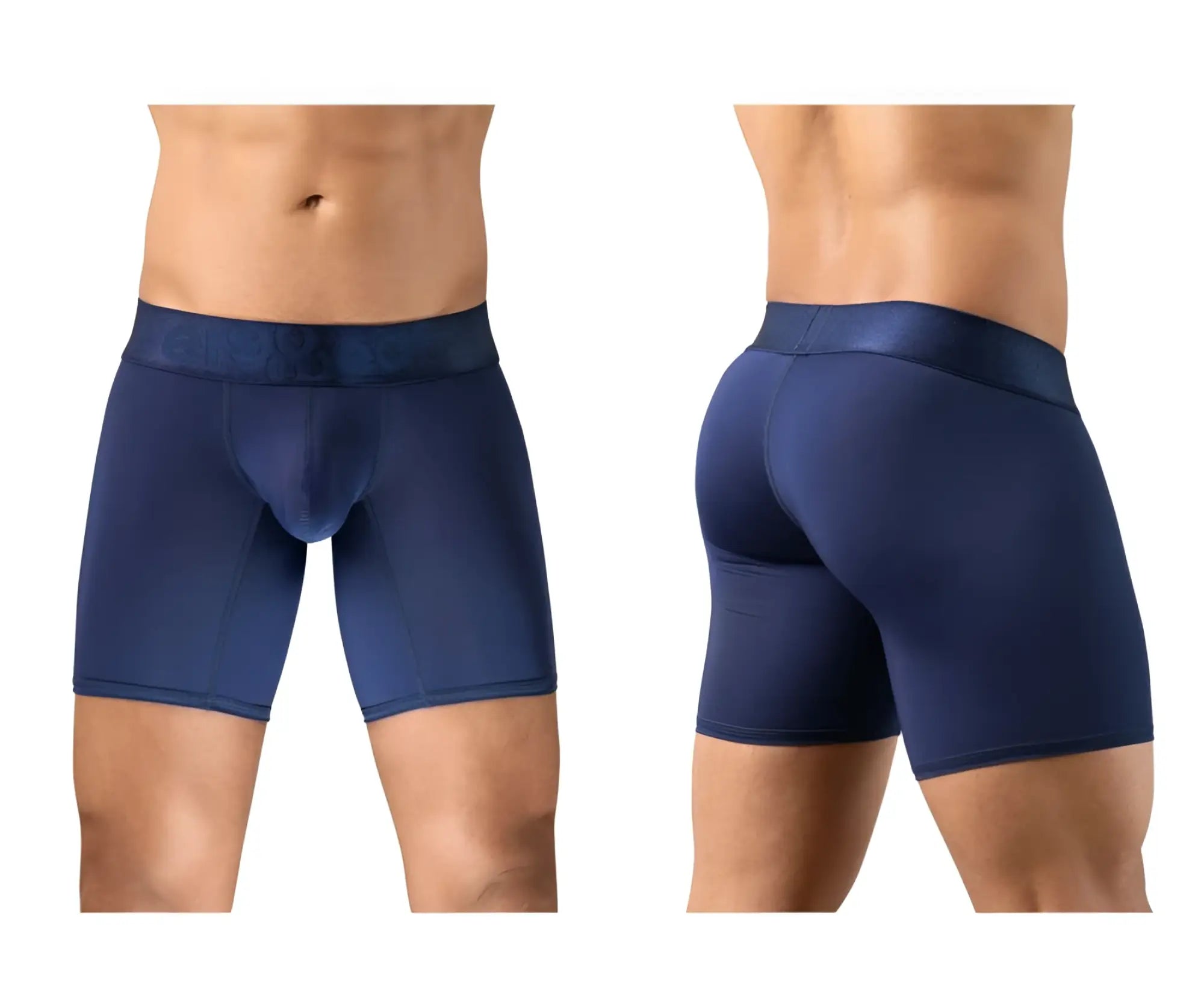 Navy blue ergowear ew1741 max bold men’s boxer briefs with contoured design and elastic waistband for comfort