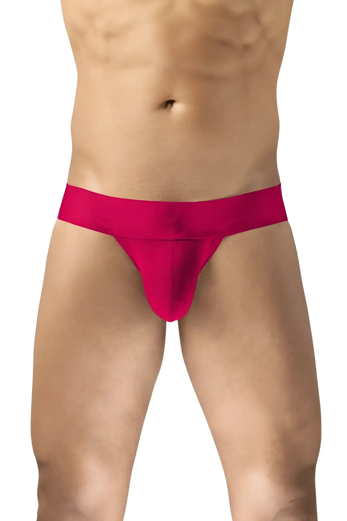 ErgoWear ew1742 max bold g-string in bright red with smooth stretchy fabric waistband and form-fitting jockstrap design