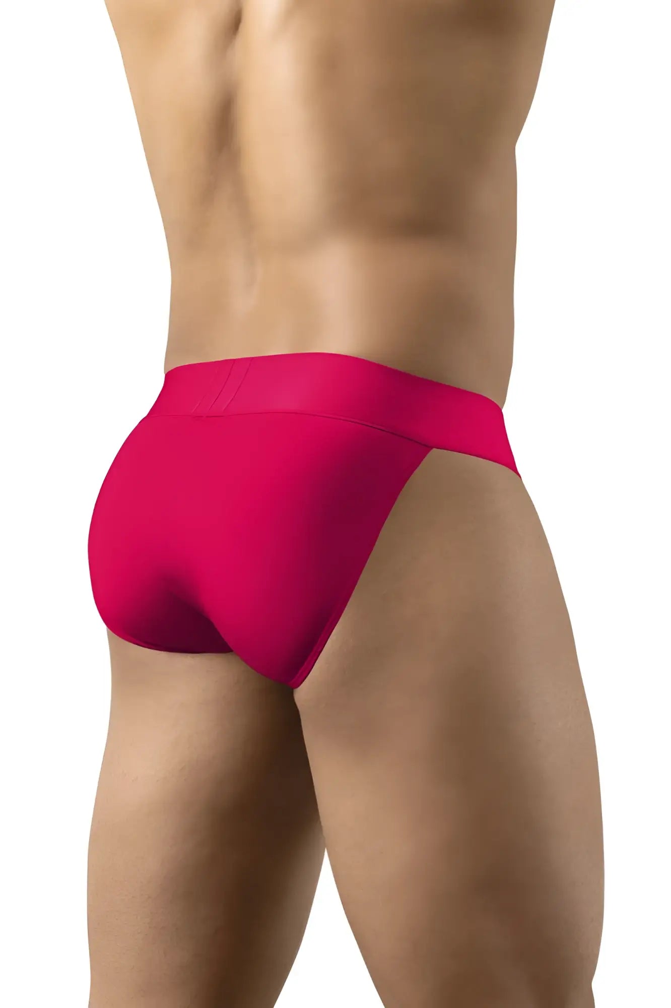 Bright fuchsia ergo wear ew1743 max bold bikini briefs with smooth stretchy fabric waistband