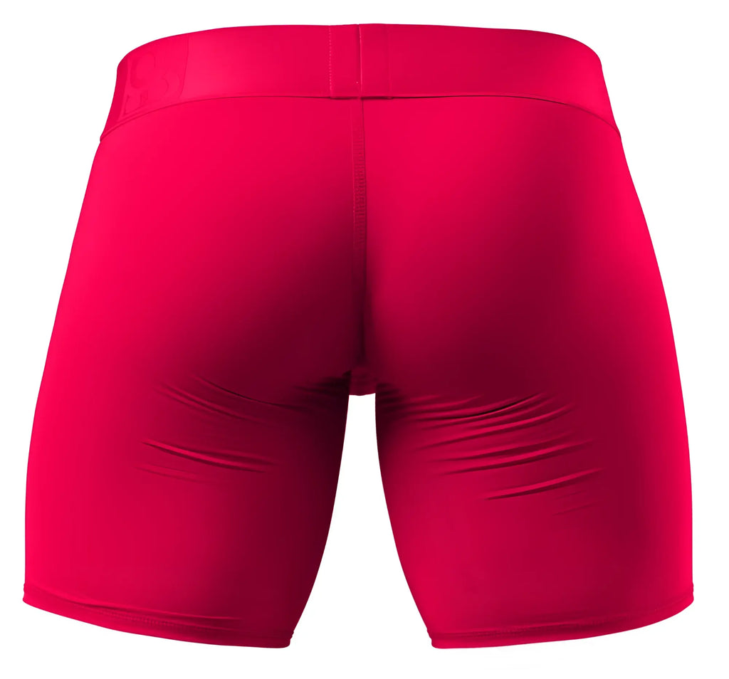 ErgoWear ew1745 max bold boxer briefs in bright red with smooth stretchy fabric and elastic waistband