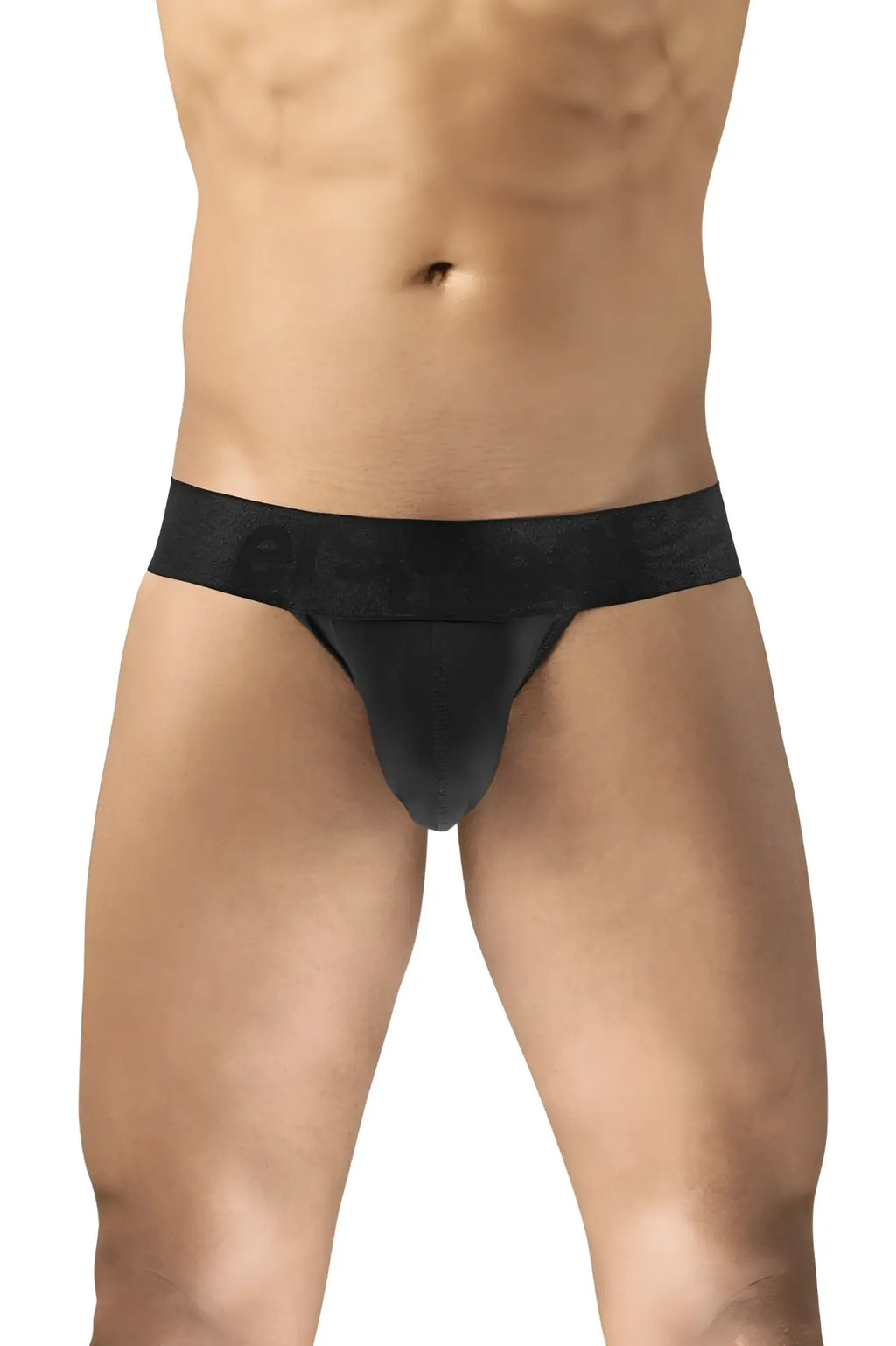Black ergoWear EW1746 MAX BOLD G-string briefs with snug fit and smooth fabric waistband shown from back side