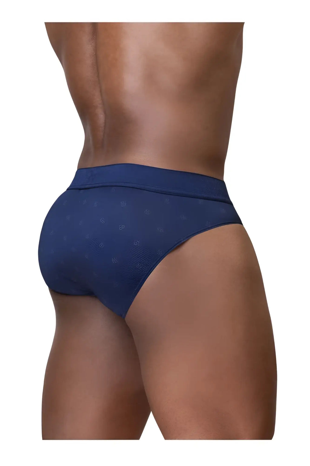 Ergowear ew1751 feel se briefs navy blue with subtle small white dots pattern on navy fabric