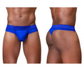 Vibrant royal blue ergoWear EW1754 feel SE men’s briefs with snug fit and element embroidered waistband