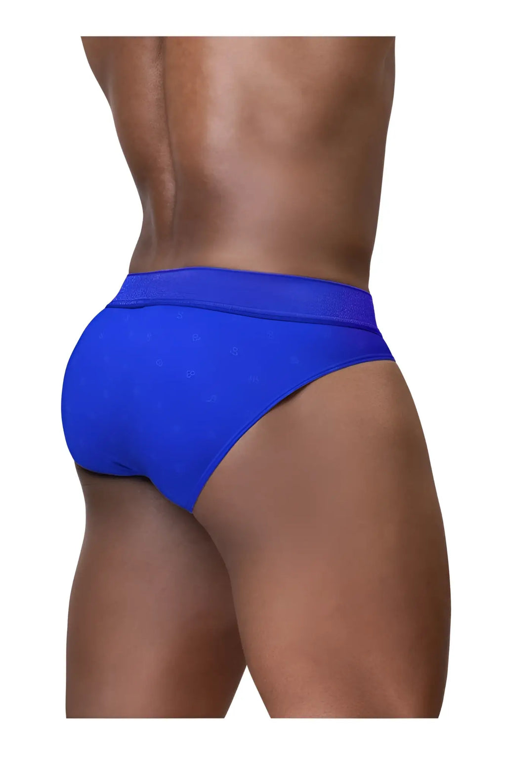 Royal blue ergowear ew1755 feel se briefs featuring a subtle textured pattern and elastic waistband for comfort