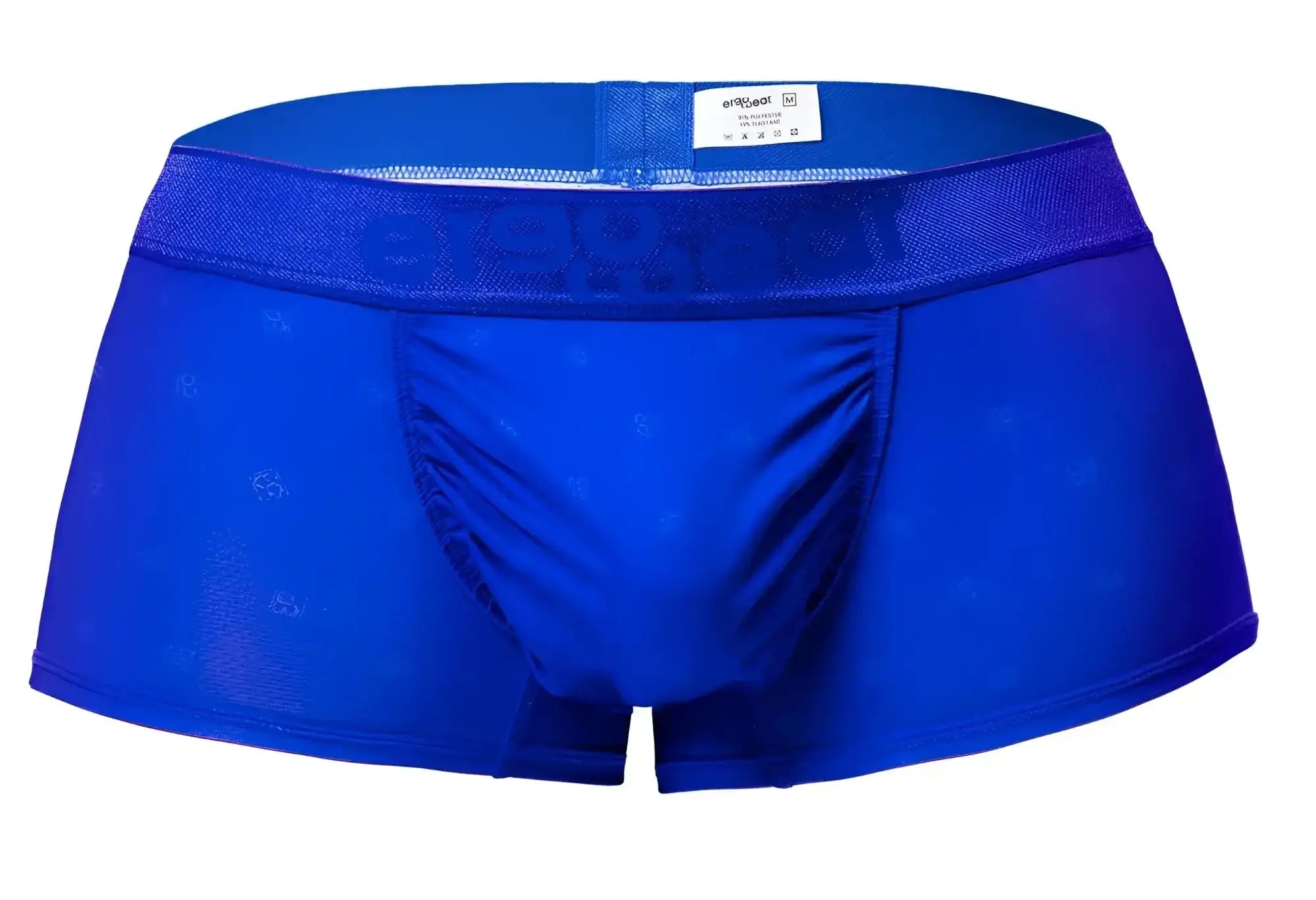 ErgoWear ew1756 feel se trunks royal blue men’s briefs with subtle pattern and elastic waistband for comfort