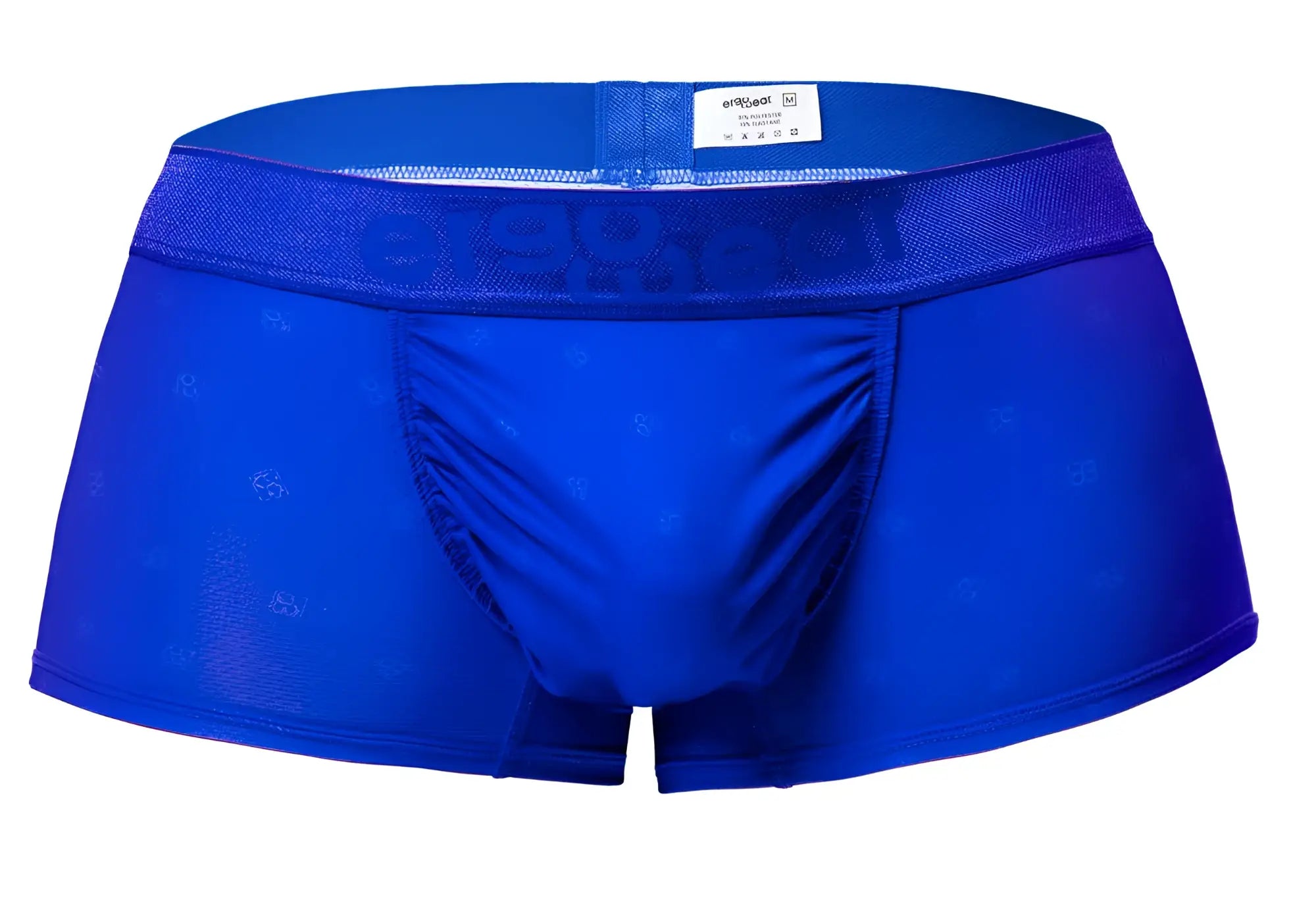 ErgoWear ew1756 feel se trunks royal blue men’s briefs with subtle pattern and elastic waistband for comfort