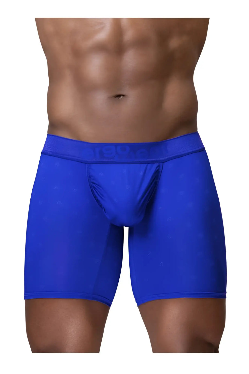 Blue ergo wear ew1757 feel se boxer briefs with subtle dot pattern and elastic waistband for comfortable fit
