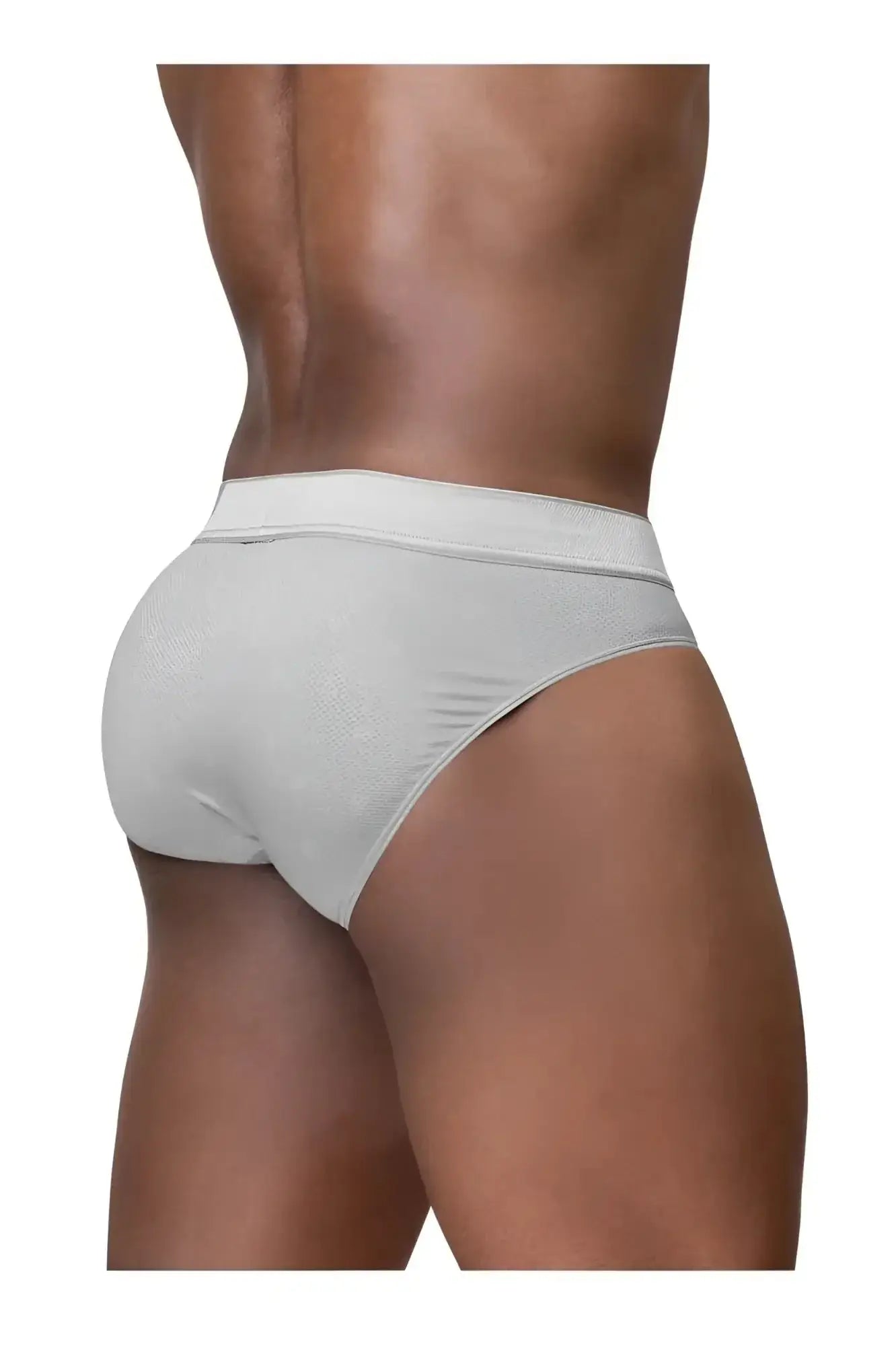 Ergowear ew1759 feel se briefs in silver with textured fabric and smooth waistband seamless design