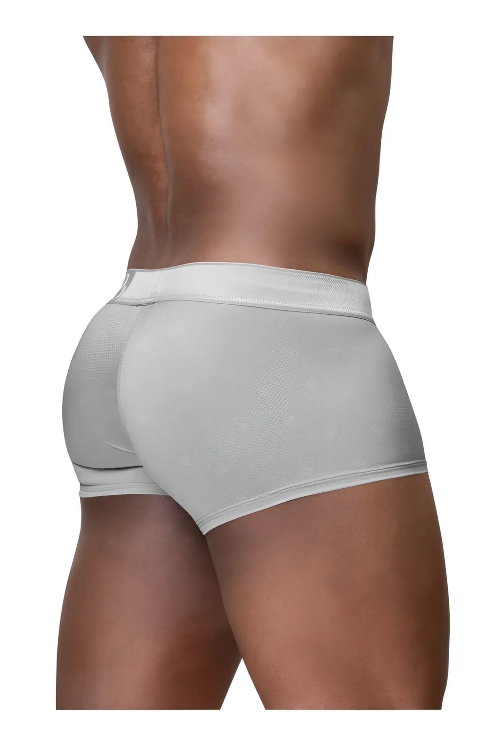 Ergowear ew1760 feel se trunks in silver gray with smooth fabric and elastic waistband for athletic support