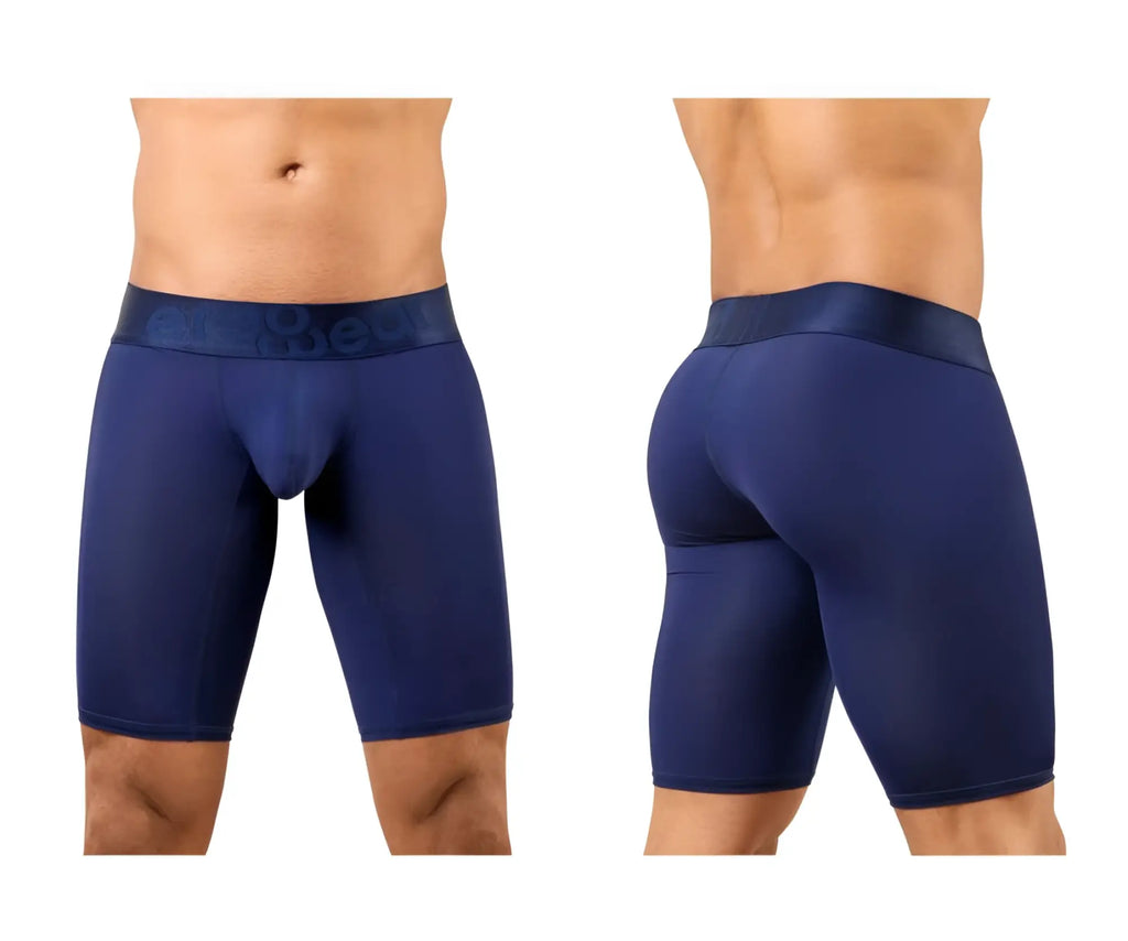 Navy blue ErgoWear EW1781 max bold men’s athletic briefs with contoured design and branded waistband