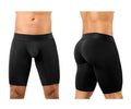 Black ergowear ew1783 max bold compression shorts with snug fit and brand logo on waistband