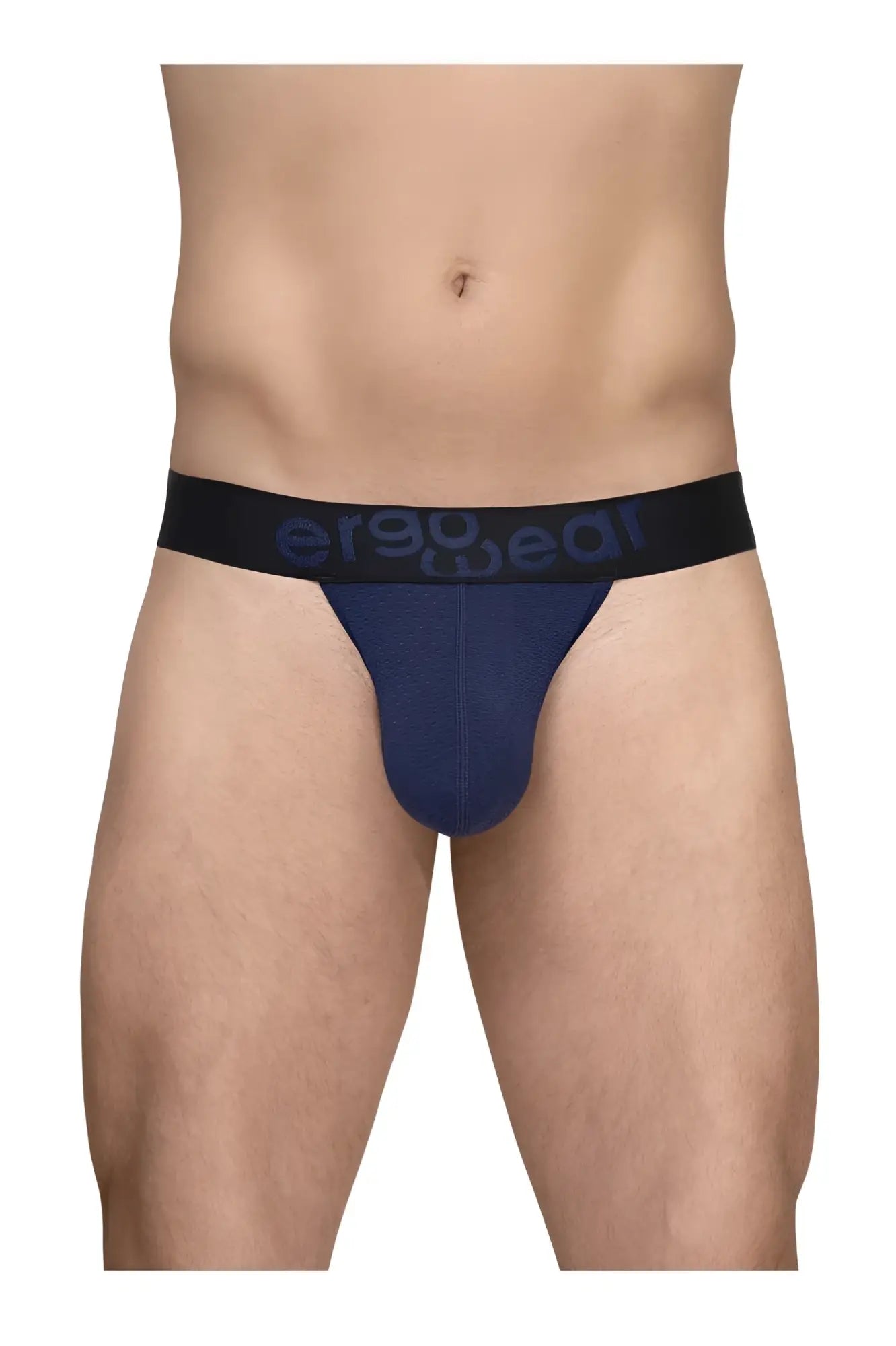 Ergowear ew1789 max flow navy blue ergonomic briefs with black waistband and dark gray ergo wear logo