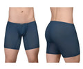 Dark blue ergo wear ew1800 x4d se boxer briefs with smooth form-fitting fabric and subtle seam detailing