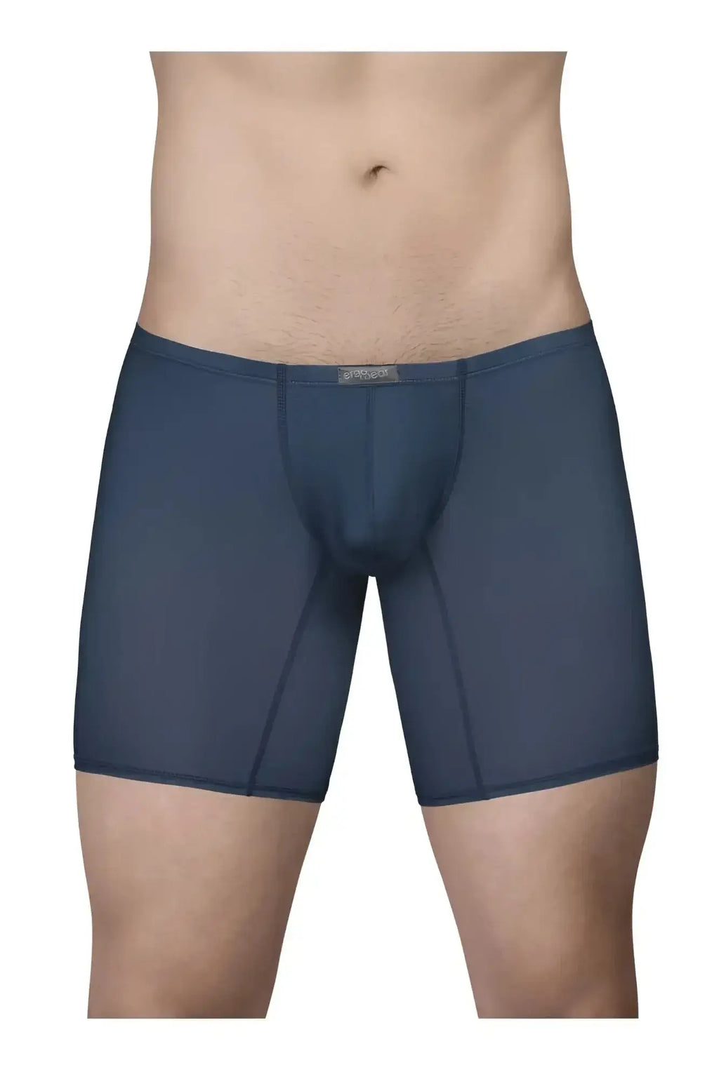 Dark blue ergo wear ew1800 x4d se boxer briefs with smooth form fitting fabric and subtle seam detailing