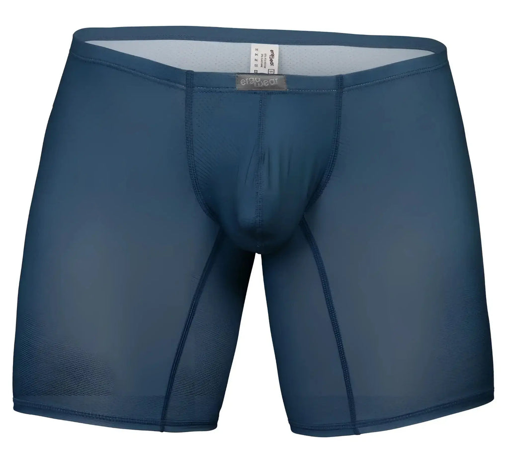 Dark blue ergoWear EW1800 X4D SE boxer briefs with smooth stretchy fabric and reinforced seams for comfort