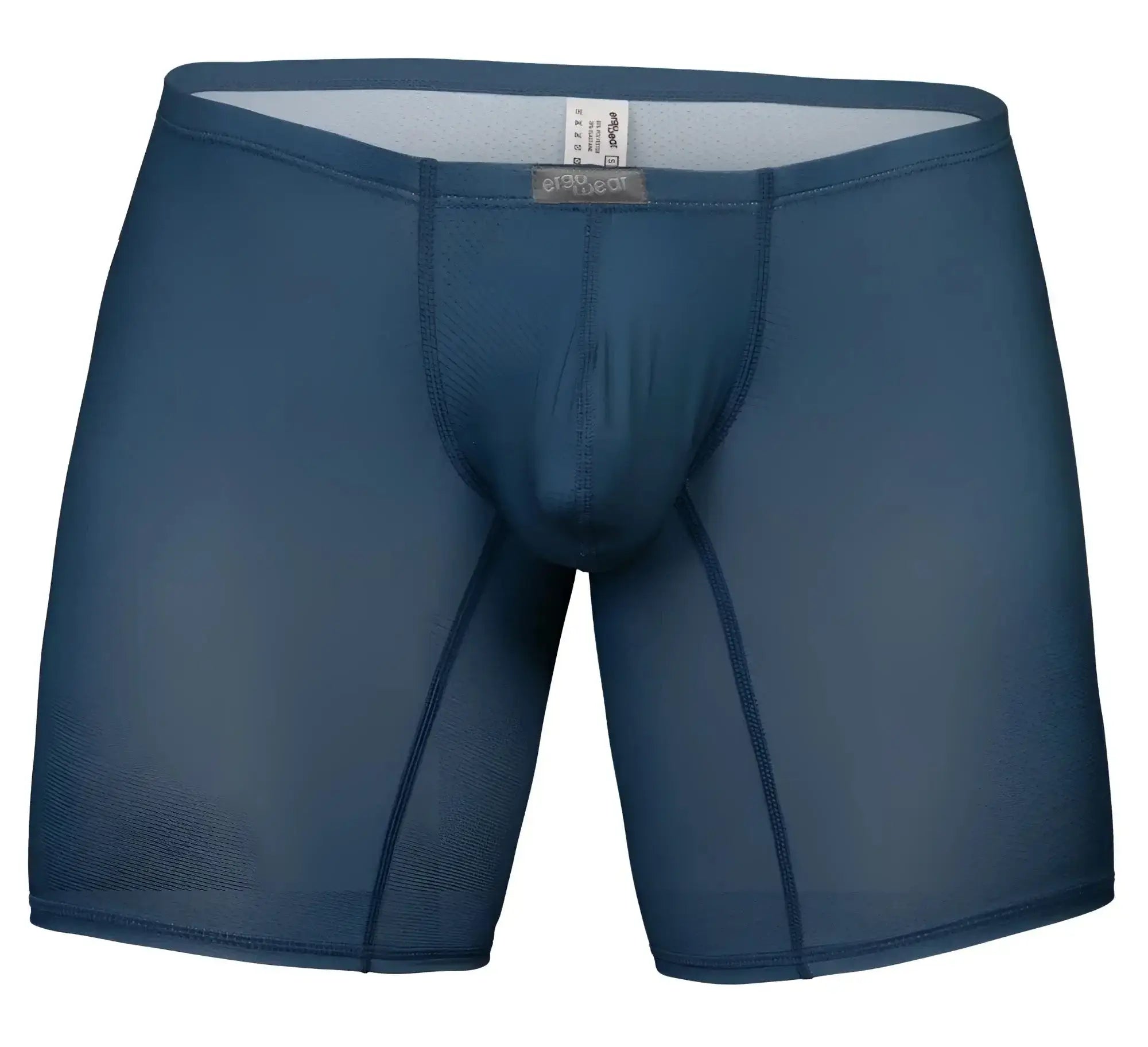 Dark blue ergoWear EW1800 X4D SE boxer briefs with smooth stretchy fabric and reinforced seams for comfort