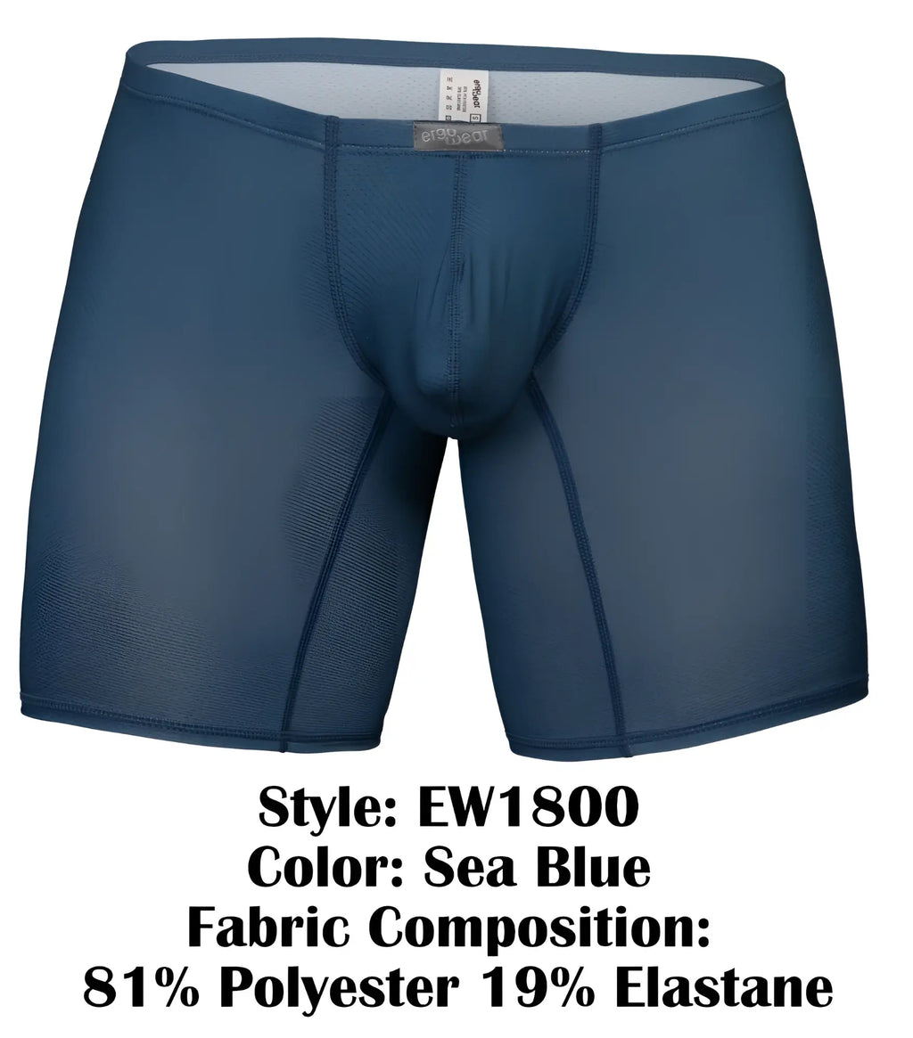 Sea blue ergo wear ew1800 x4d se men’s boxer briefs with sleek fit made of 81% polyester 19% elastane with reinforced seams