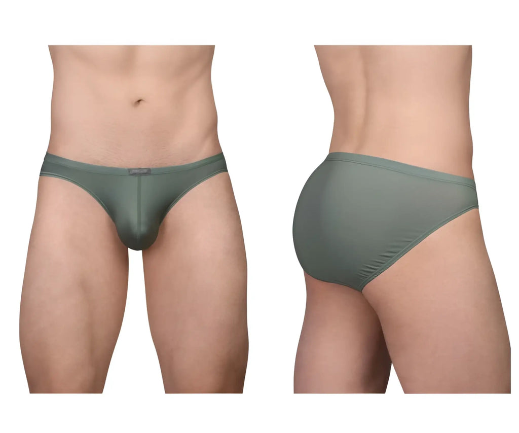 Olive green seamless briefs by ergowear ew1802 x4d se bikini offering comfort and stretch fabric
