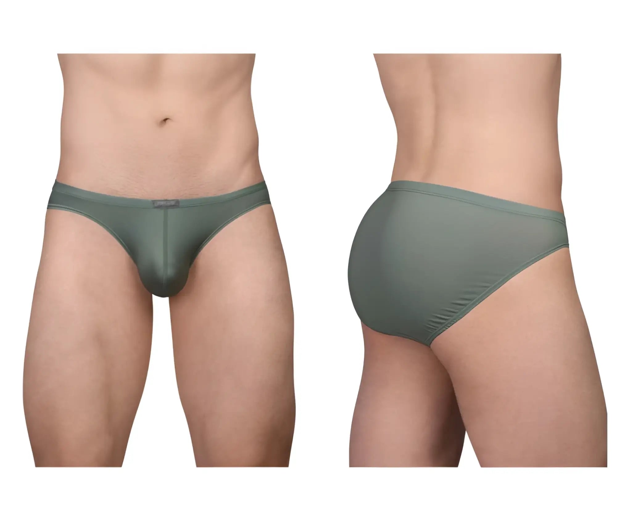 Olive green seamless briefs by ergowear ew1802 x4d se bikini offering comfort and stretch fabric