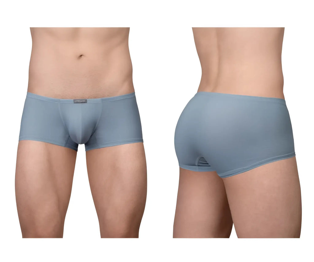 Light blue ergoWear ew1807 x4d se trunks mens briefs with smooth form-fitting fabric and subtle back texture
