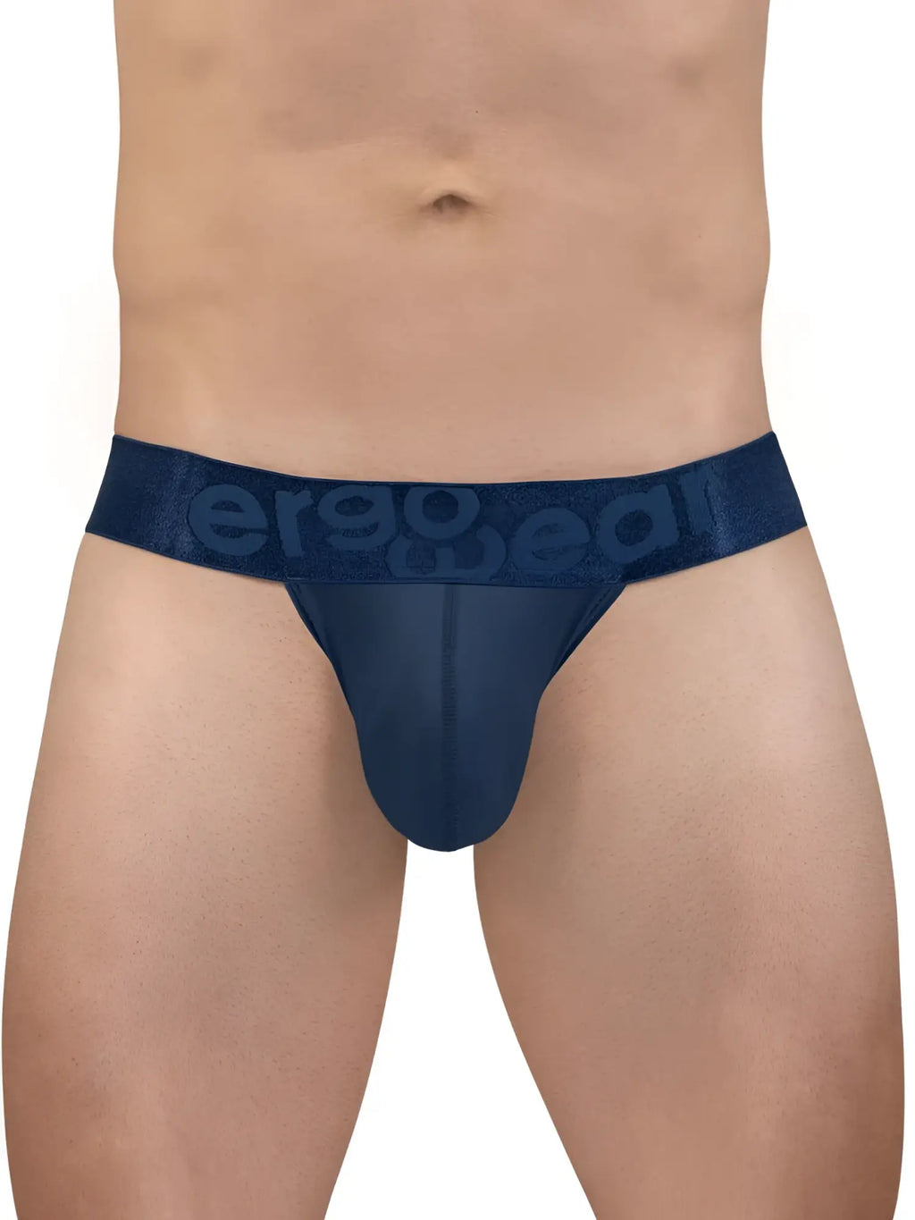 Navy blue ergo wear ew1812 max bold se ergonomic briefs with textured waistband and logo for comfortable daily wear